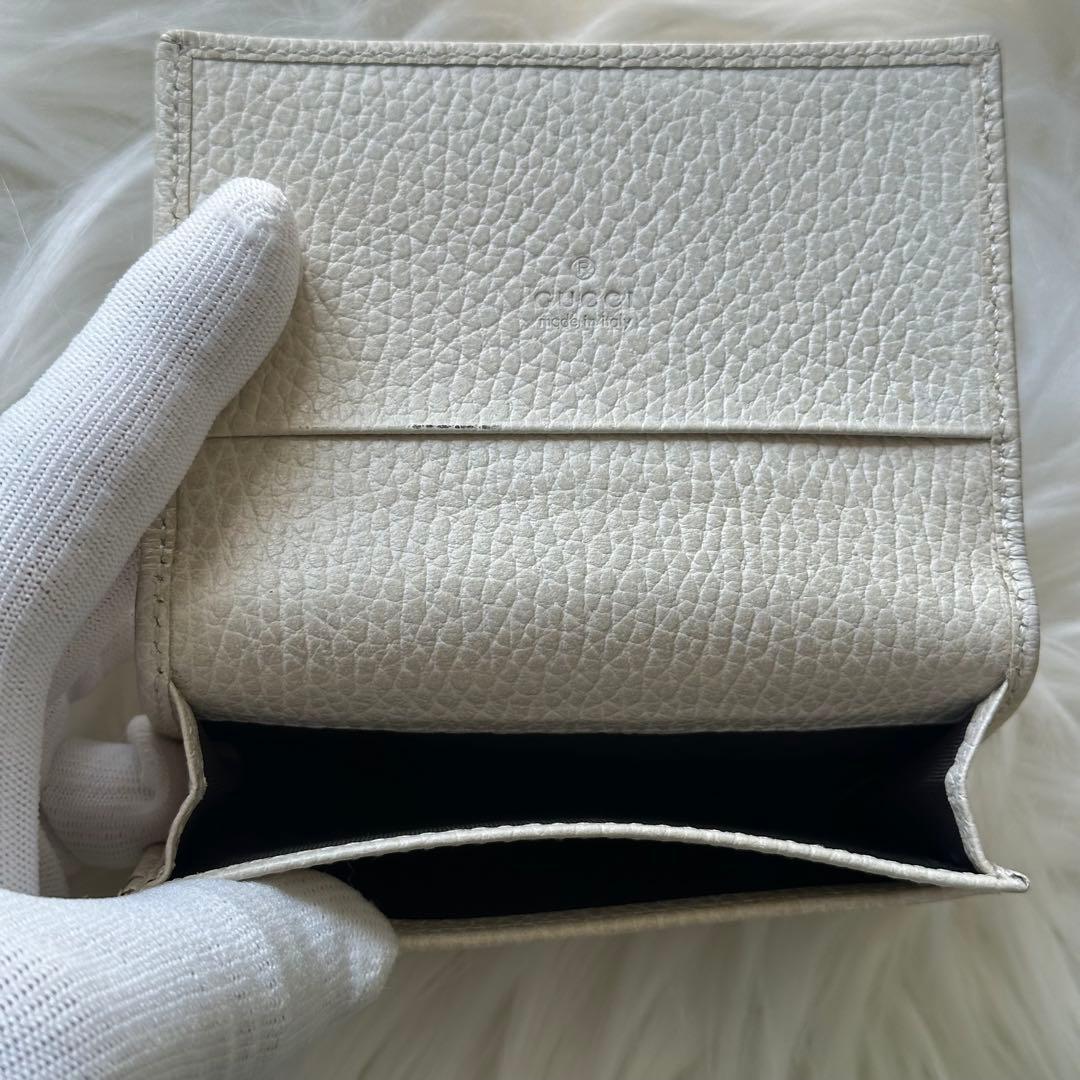 SUZU  GUCCI カードケース 財布 GG マーモントベージュ