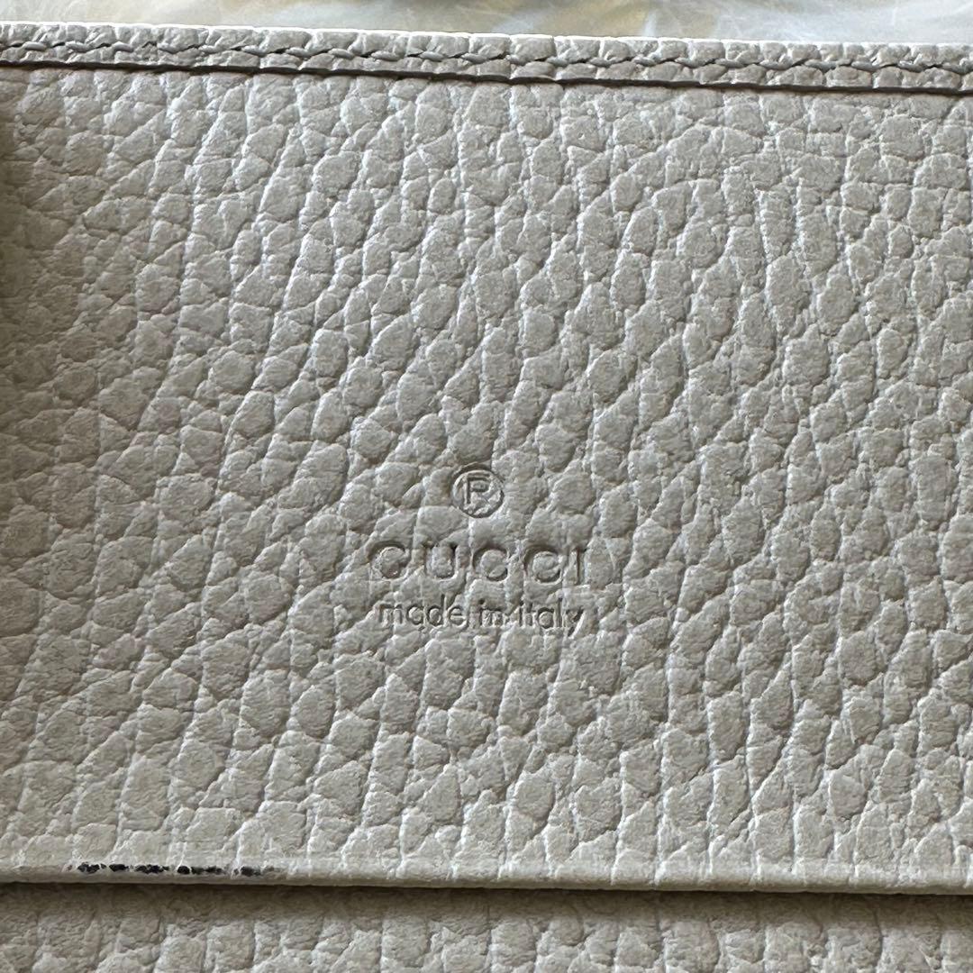 SUZU  GUCCI カードケース 財布 GG マーモントベージュ