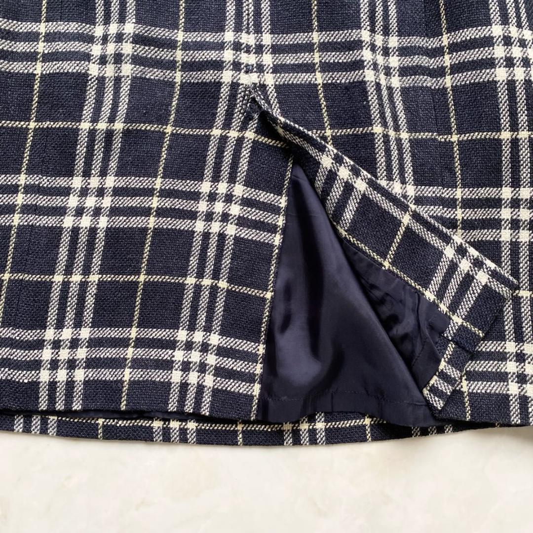 BURBERRY LONDON 半袖ワンピース ノバチェック　ベルト付 40 L