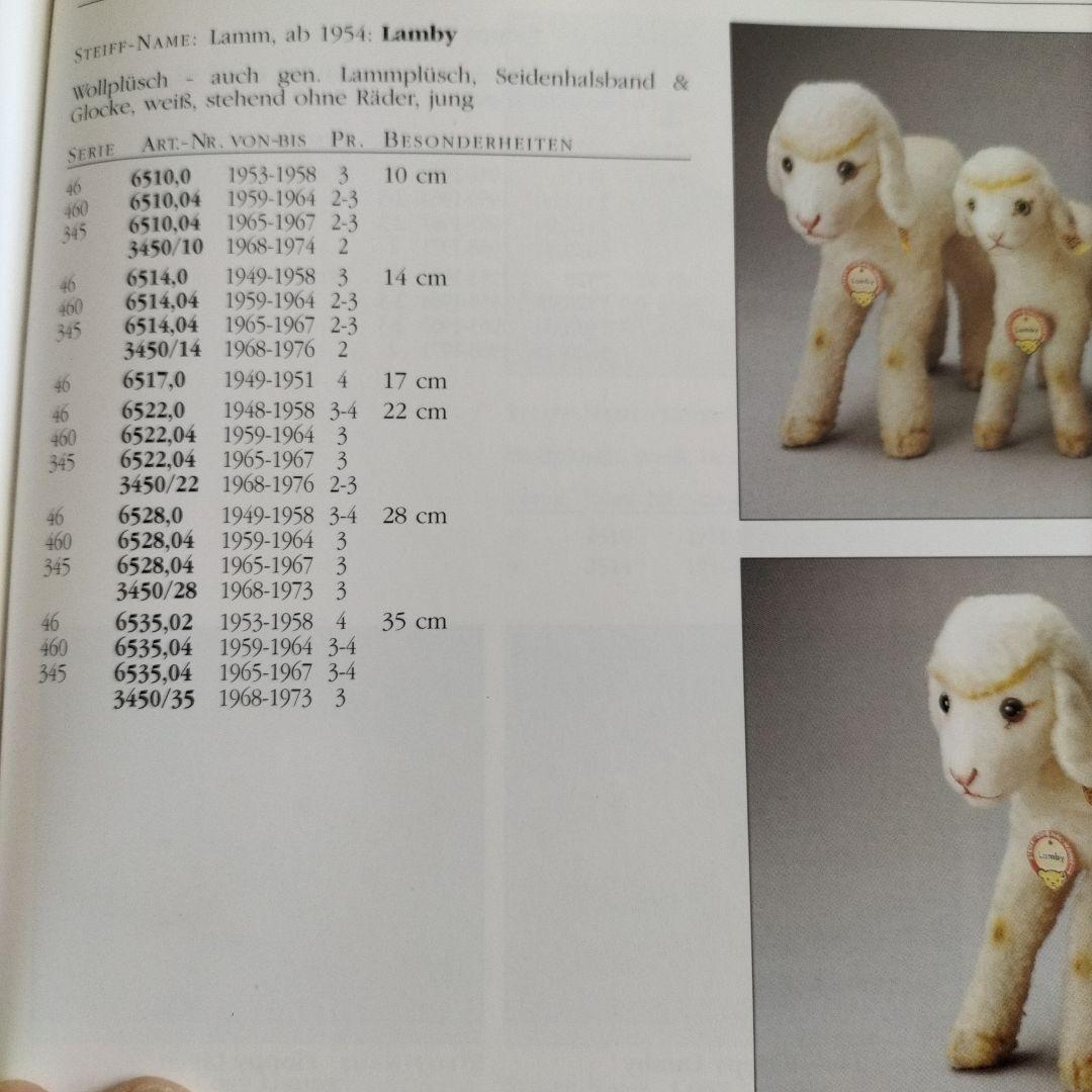 ビンテージ　シュタイフ　Lamby 一番小さいサイズ