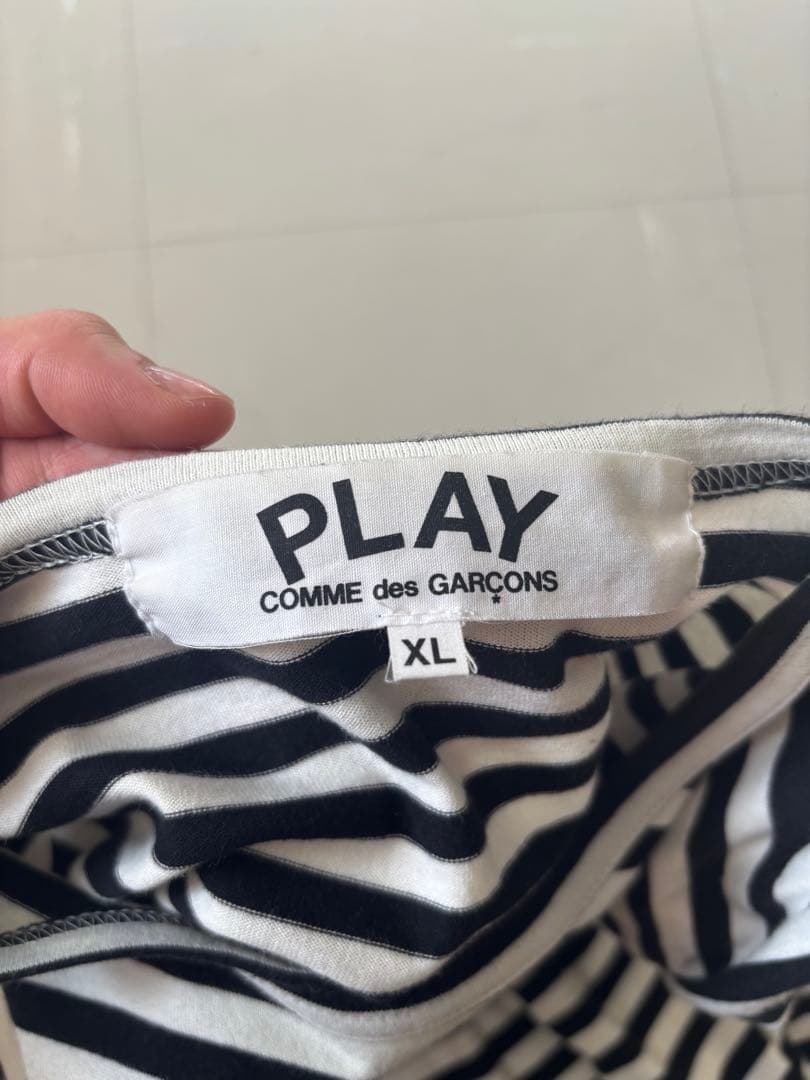 COMME des GARCONS ハートロゴ カットソー 希少サイズ