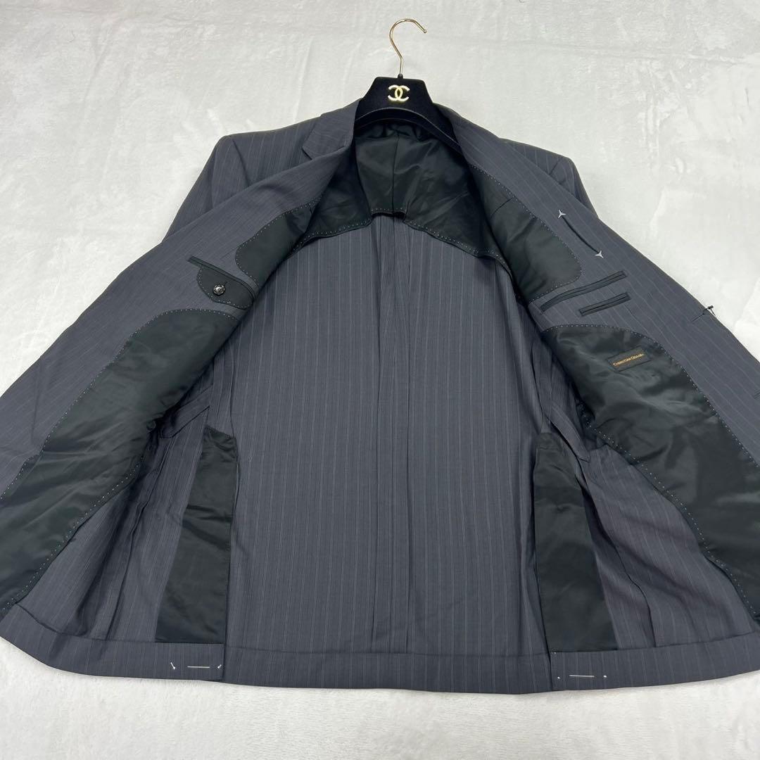 H82 新品未使用 XL クリスチャンオラーニ スーツ上下 グレー メンズ