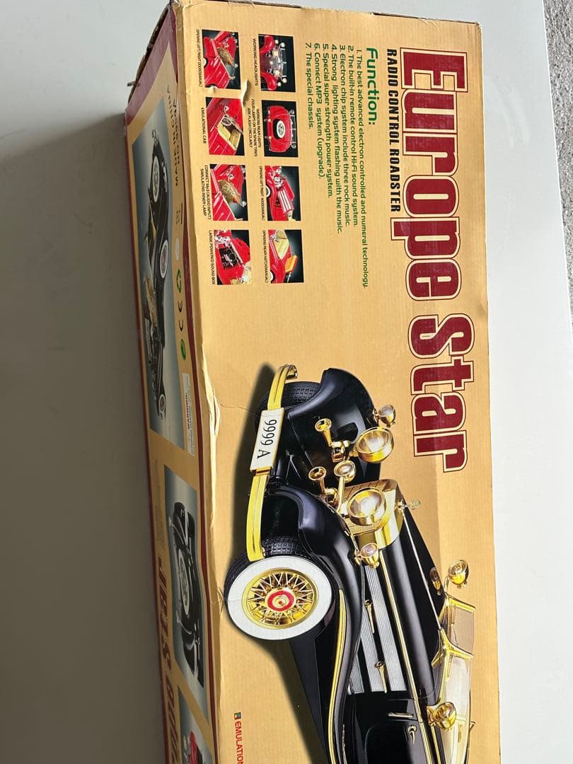 【未使用レア品】巨大ラジコン TOP RACE Europe Star ブラック