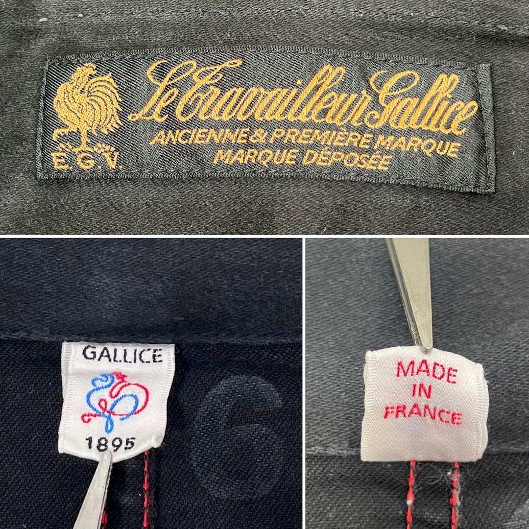 le travailleur gallice ブラックモールスキンジャケット　6