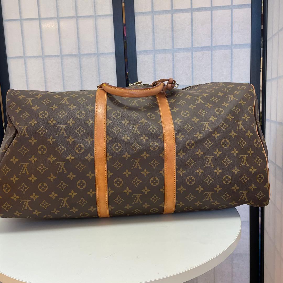 【良品】ルイヴィトン モノグラム キーポル バンドリエール60 M41412