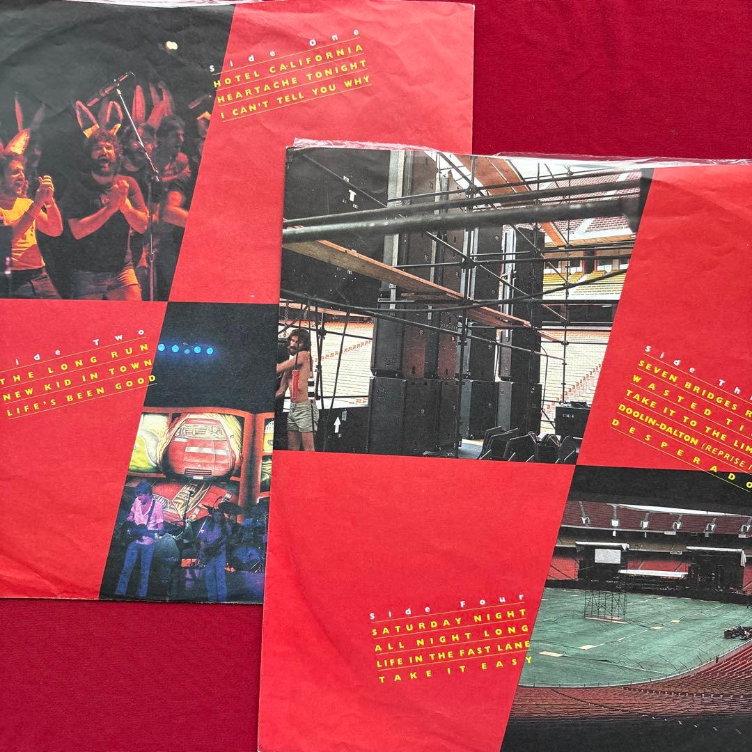 【イーグルス】【美盤2LP‼️】★ホテル・カリフォルニア★イーグルス ・ライヴ