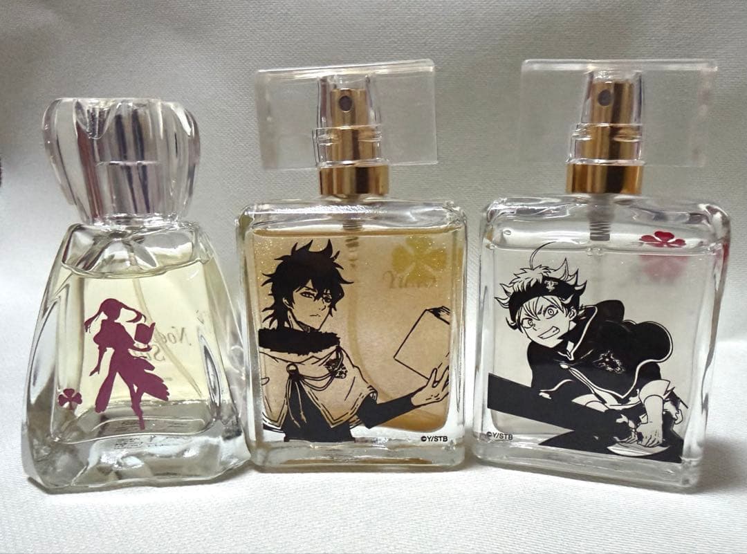 ブラッククローバー 香水 パルファン 3本セット アスタ ユノ ノエル