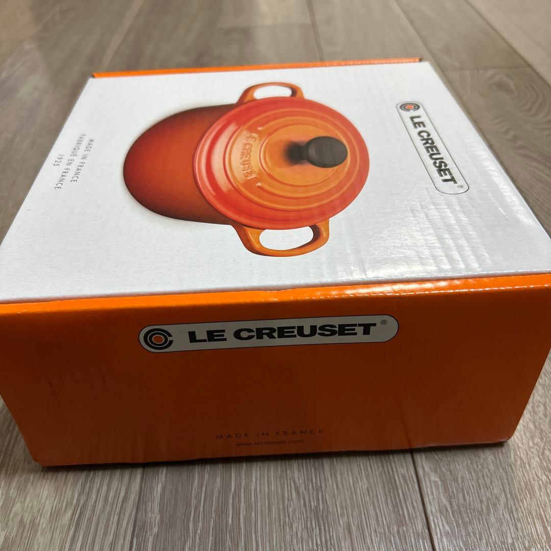 LE CREUSET 鋳鉄製 両手鍋 20cm オレンジ