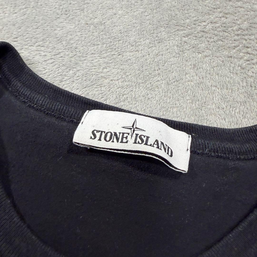 ストーンアイランド　長袖Tシャツ　ロンT ブラック　XL 751564450
