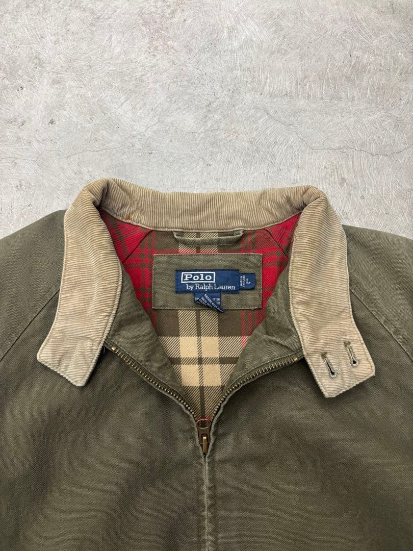 90’s polo Ralph Lauren ダック地　ハリントンジャケット　L