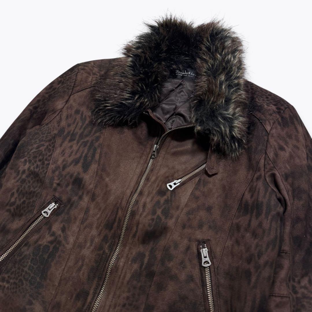 ジャケット・アウター Tornado Mart leopard fur jacket