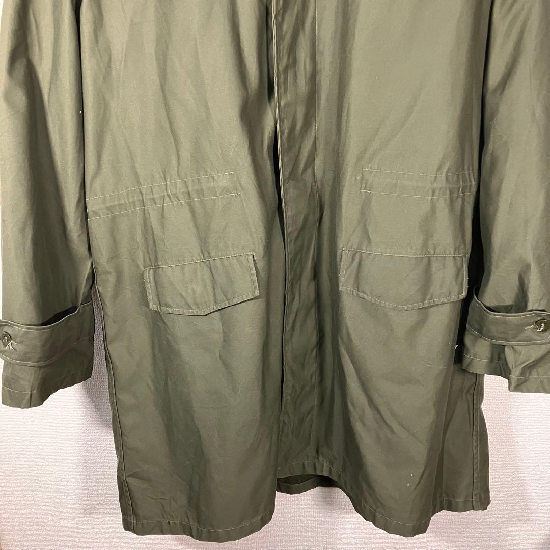 ベルギー軍 実物 1987年製 ミリタリーコート フード付 ロングコート