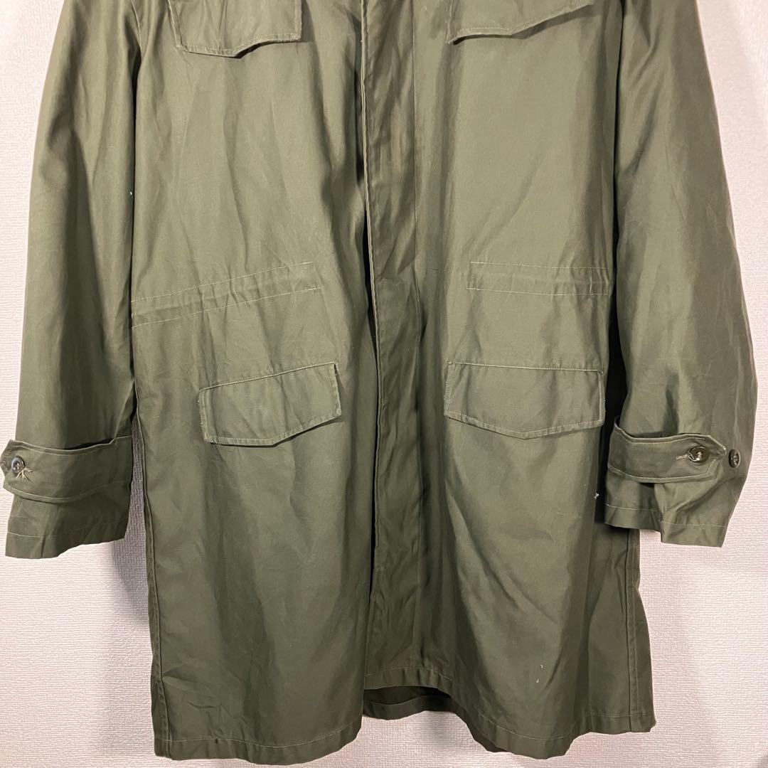 ベルギー軍 実物 1987年製 ミリタリーコート フード付 ロングコート
