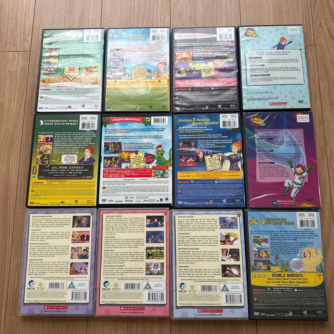 The Magic School BusマジックスクールバスDVD 12本セット