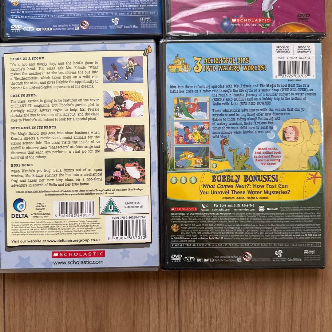 The Magic School BusマジックスクールバスDVD 12本セット