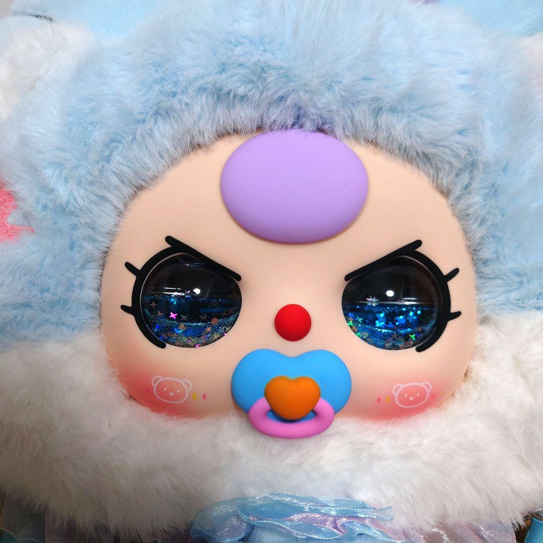 【最終値下げ！】Babythree　バッグ　お顔リュック　オイル目　バブ