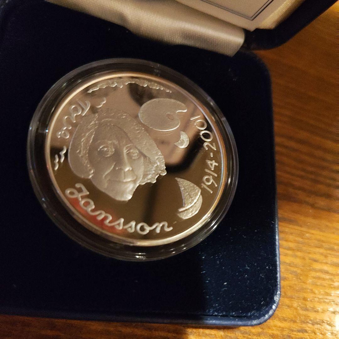 2004年　ムーミン　銀貨