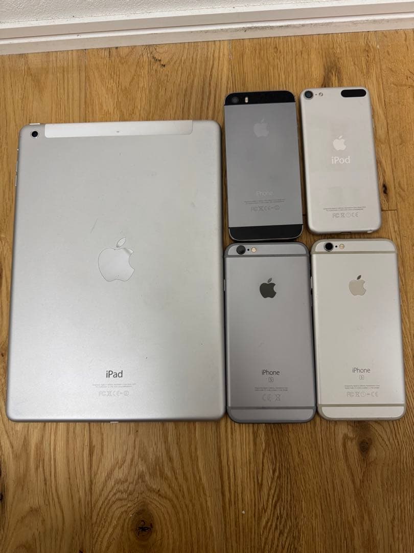 アップル Apple iPad/iPhone/ipodまとめて5台 動作確認