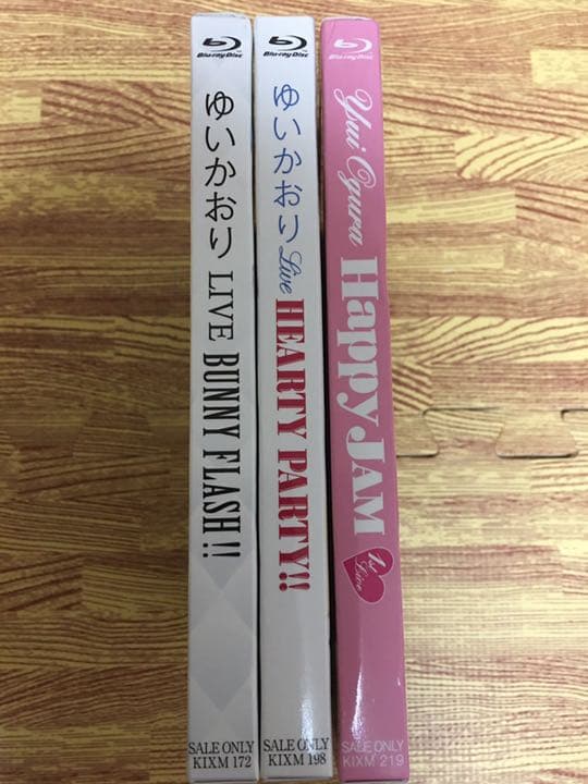 小倉唯　ゆいかおり Blu-ray 3本セット　Live 声優