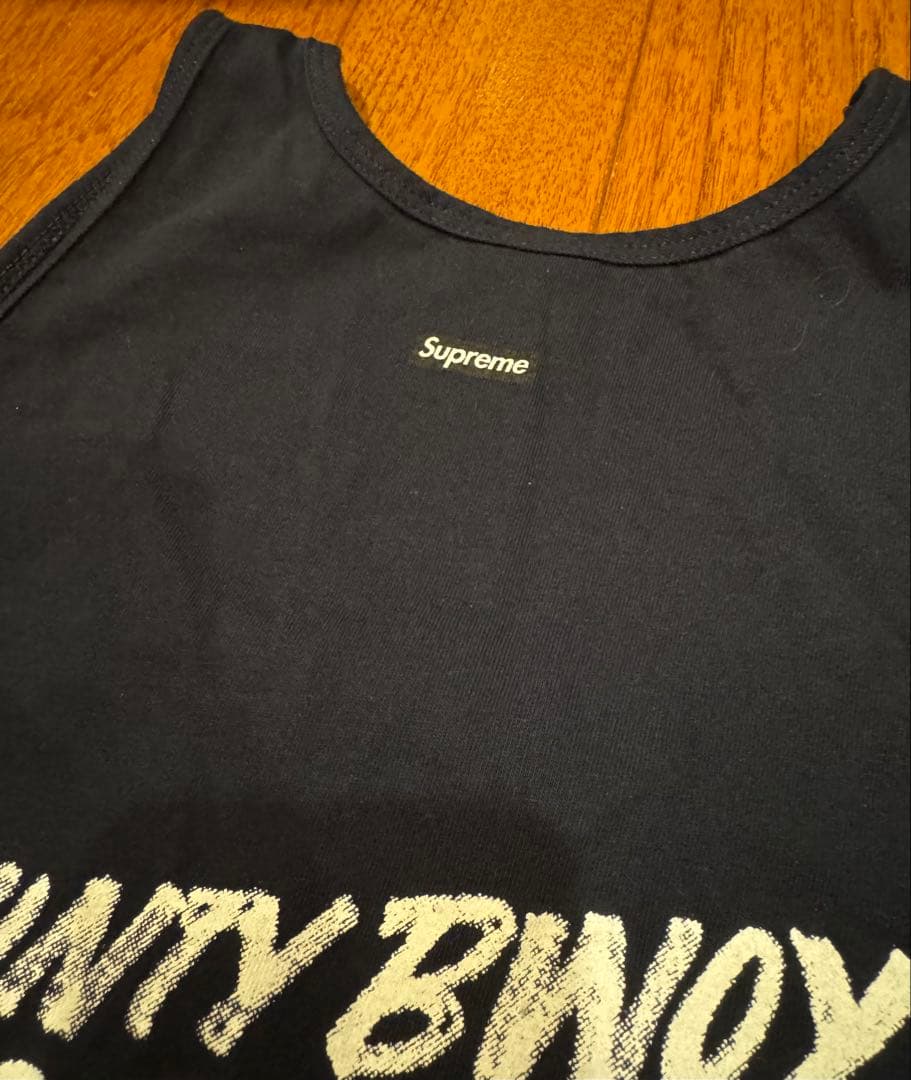 Supreme タンクトップ バウンティーハンター ネイビー ボックスロゴ