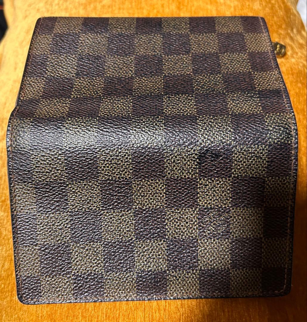 美品❤️Louis Vuitton ダミエ 二つ折り財布　ブランド箱＆袋付き