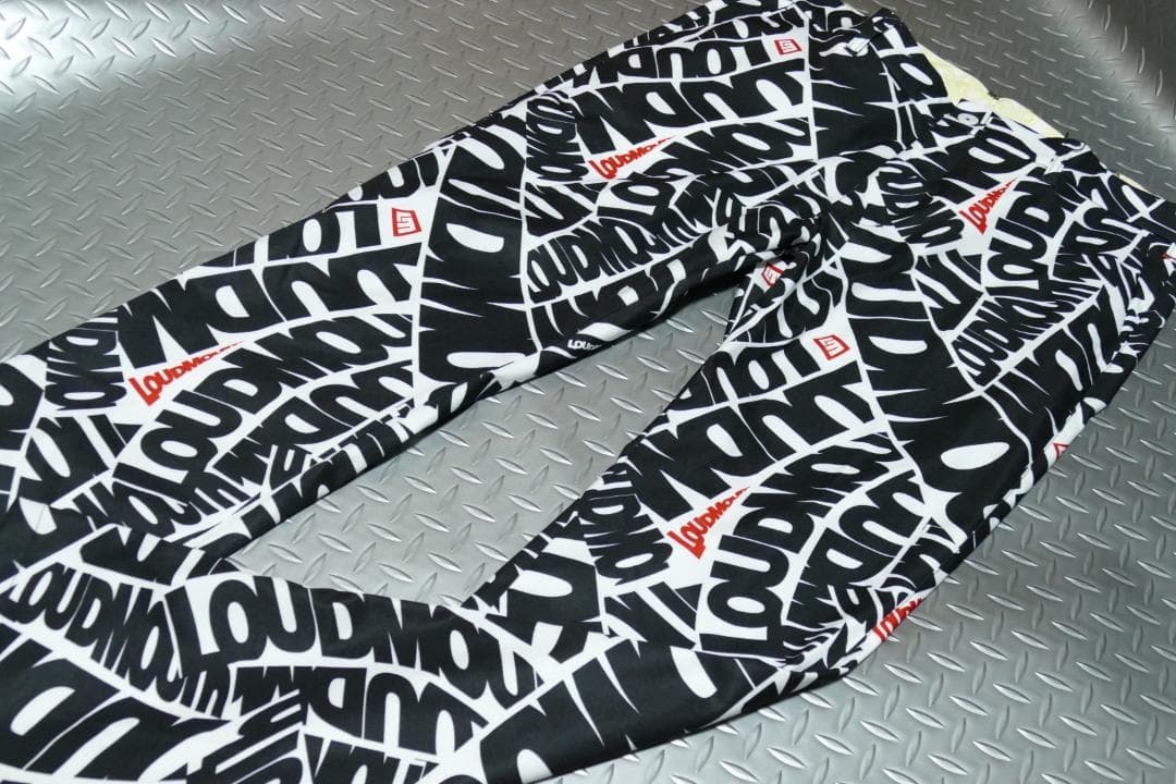★新品★ラウドマウスゴルフ★ストレッチツイル柄パンツ★XL★フローウィングラウド