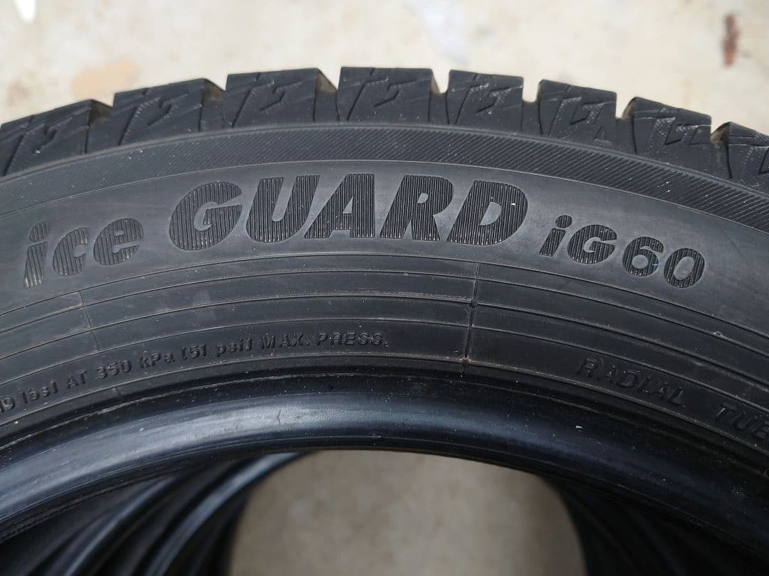 ヨコハマ　アイスガードIG60 165/65R15 21年製　4本中古