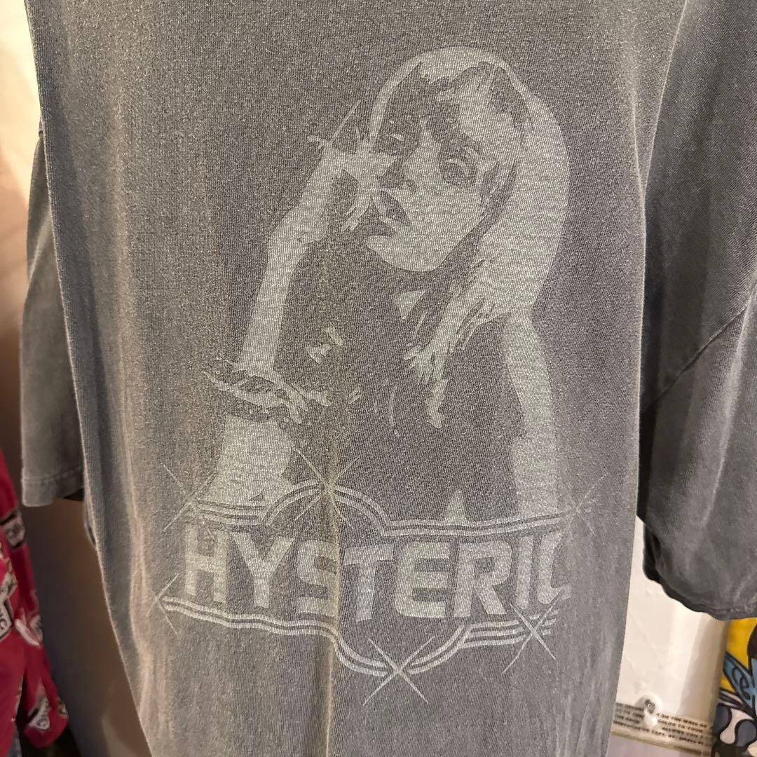 HYSTERIC グレー オーバーサイズ Tシャツ