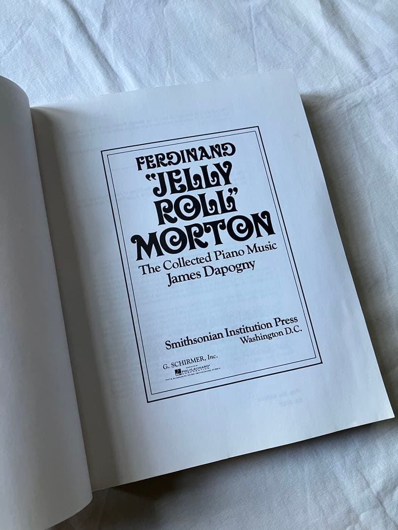 【洋書古書】Ferdinand Jelly Roll Morton