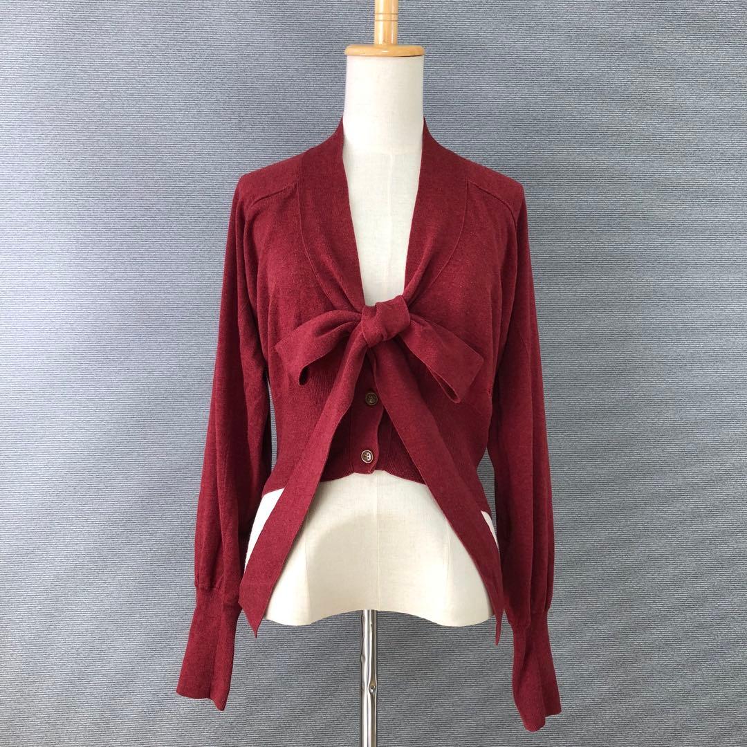 Vivienne Westwood RED LABEL リボン 変形カーディガン