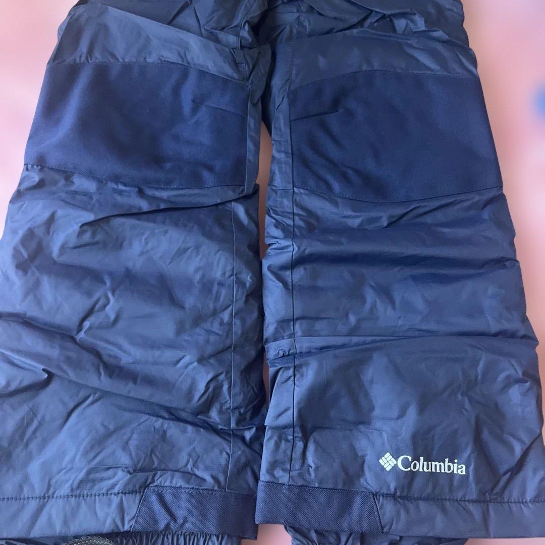 Columbia 子ども用スキーウェア 青黒 xs