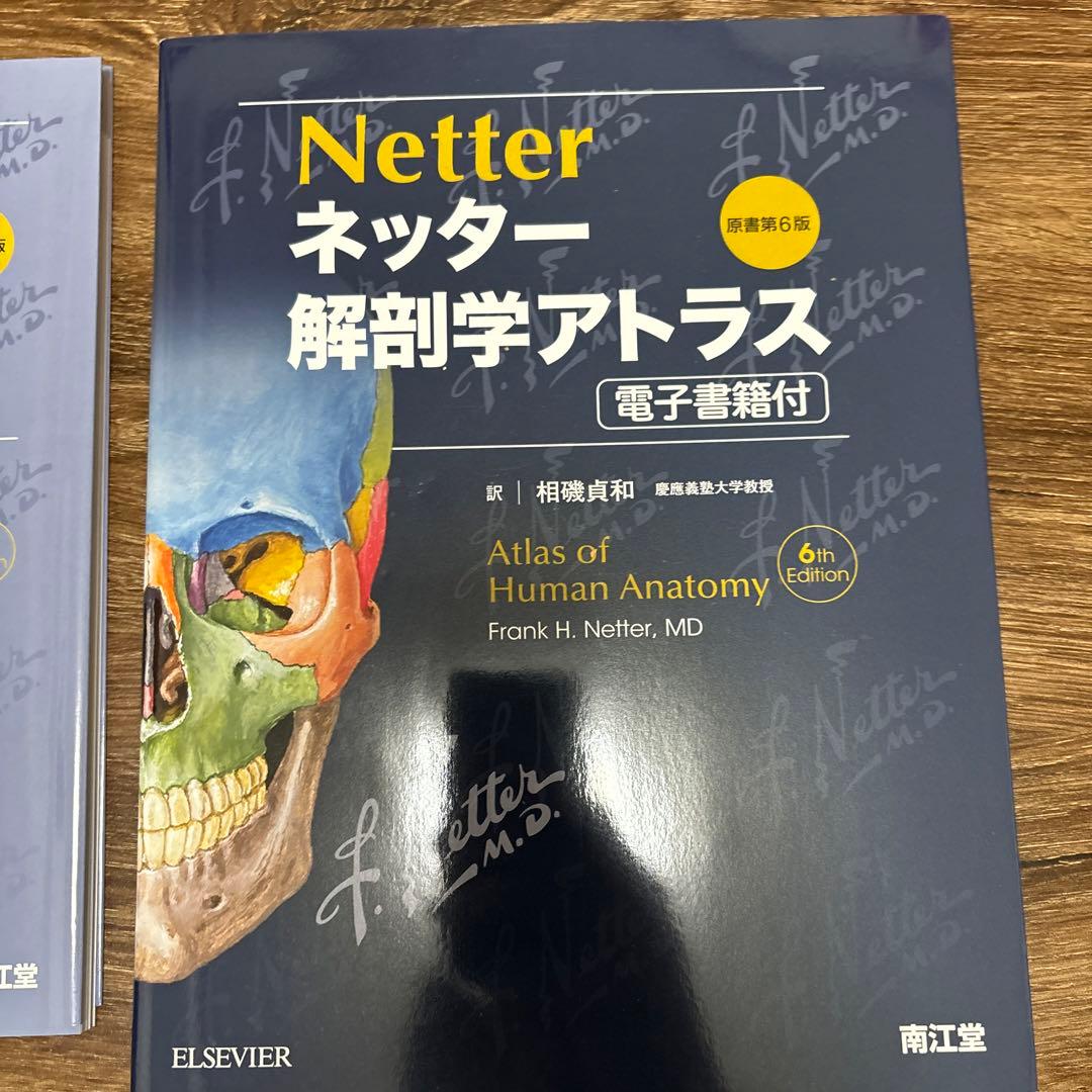 ネッター解剖学 セット版(電子書籍付)アトラス・別冊学習の手引き