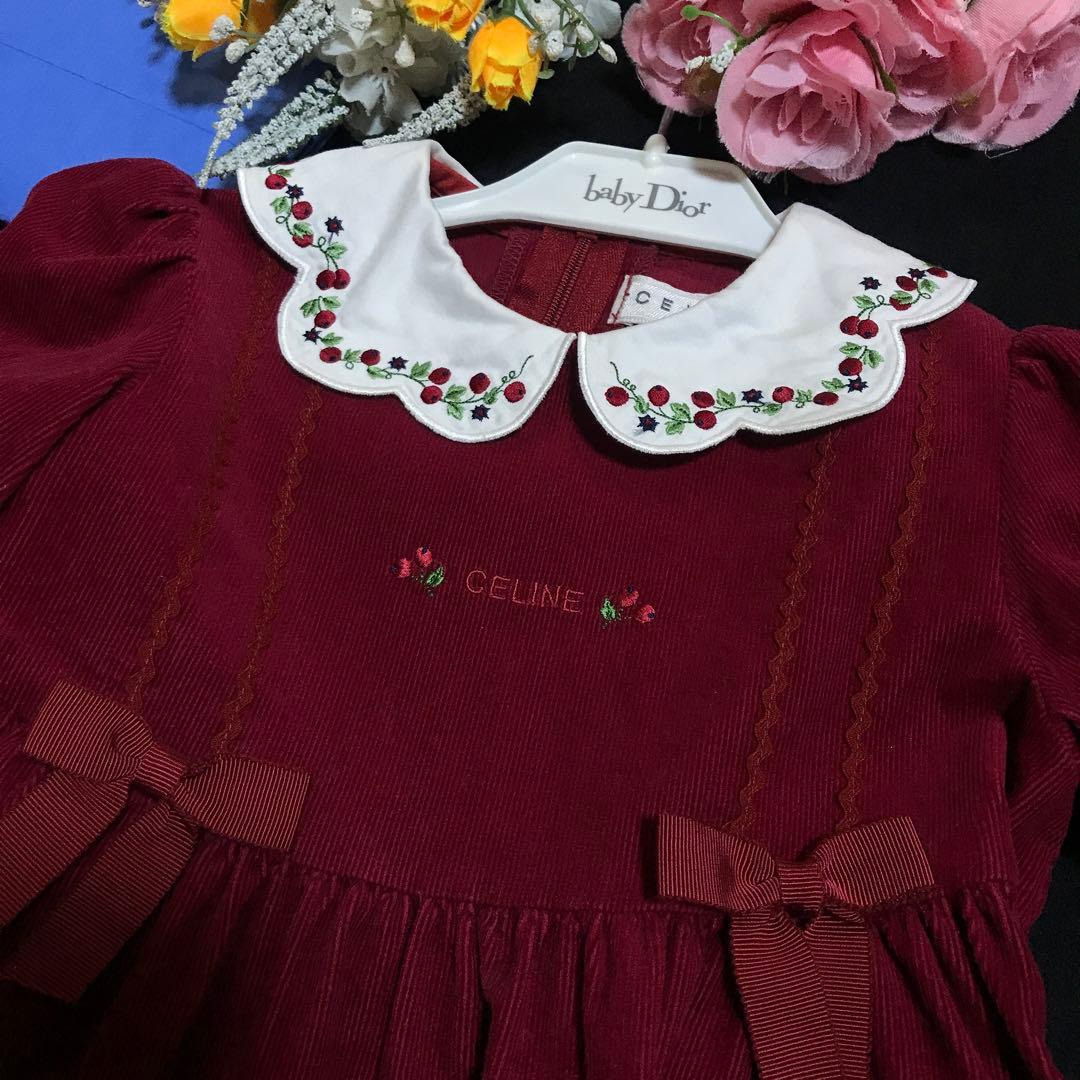 セリーヌの素敵なワンピース♡日本製CELINEレナウンお正月