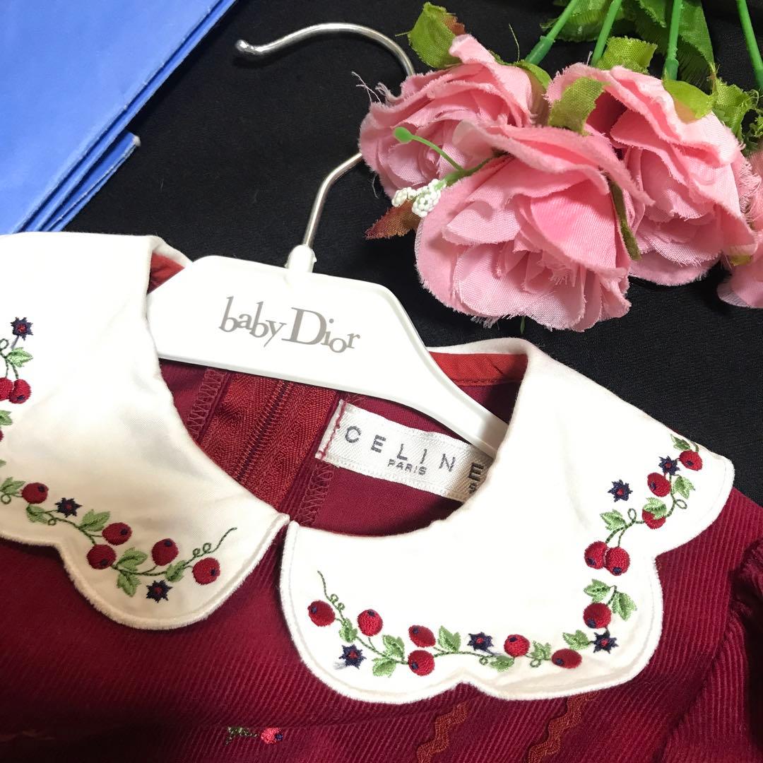 セリーヌの素敵なワンピース♡日本製CELINEレナウンお正月