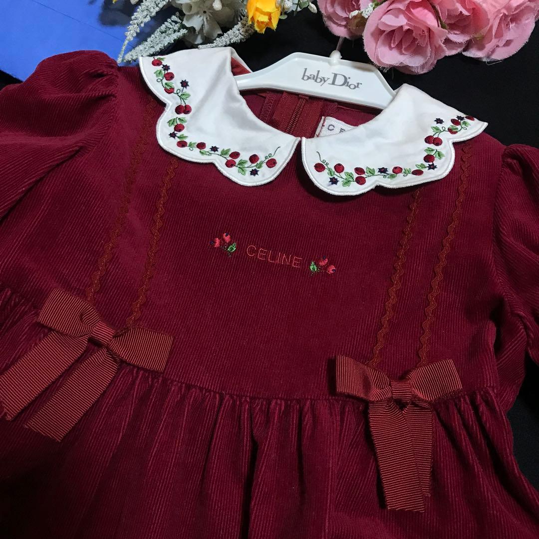 セリーヌの素敵なワンピース♡日本製CELINEレナウンお正月