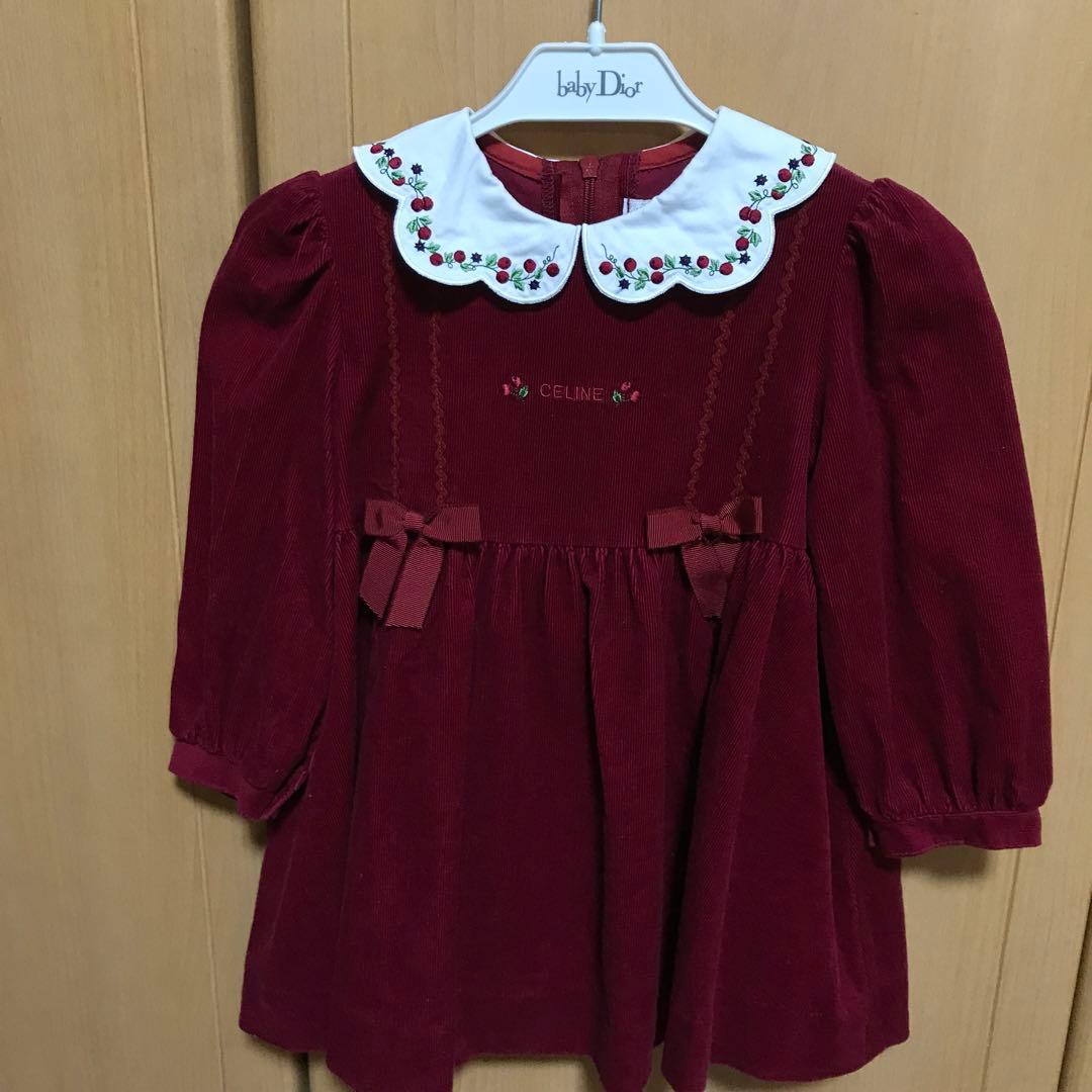 セリーヌの素敵なワンピース♡日本製CELINEレナウンお正月