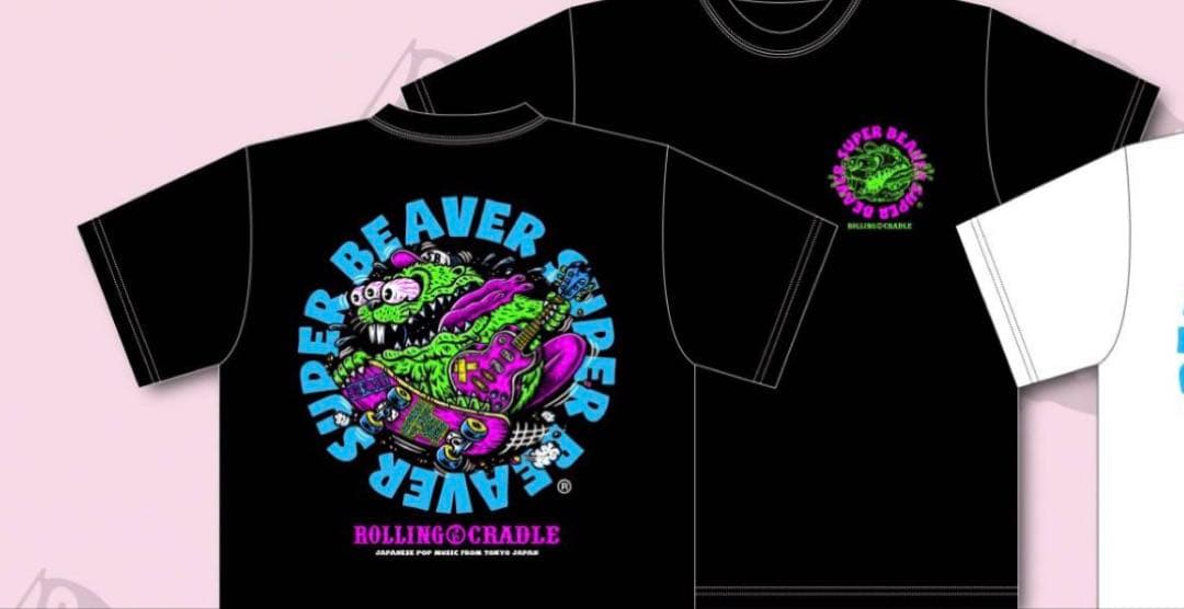 SUPER BEAVER X ROLLING CRADLE Tシャツ　Mサイズ黒