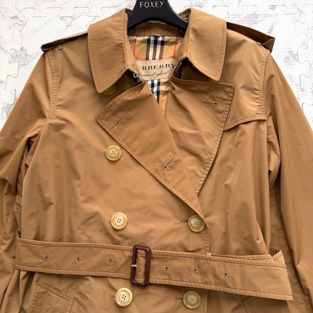 美品✨現行 バーバリー トレンチコート ノバチェック ロング アウター キャメル