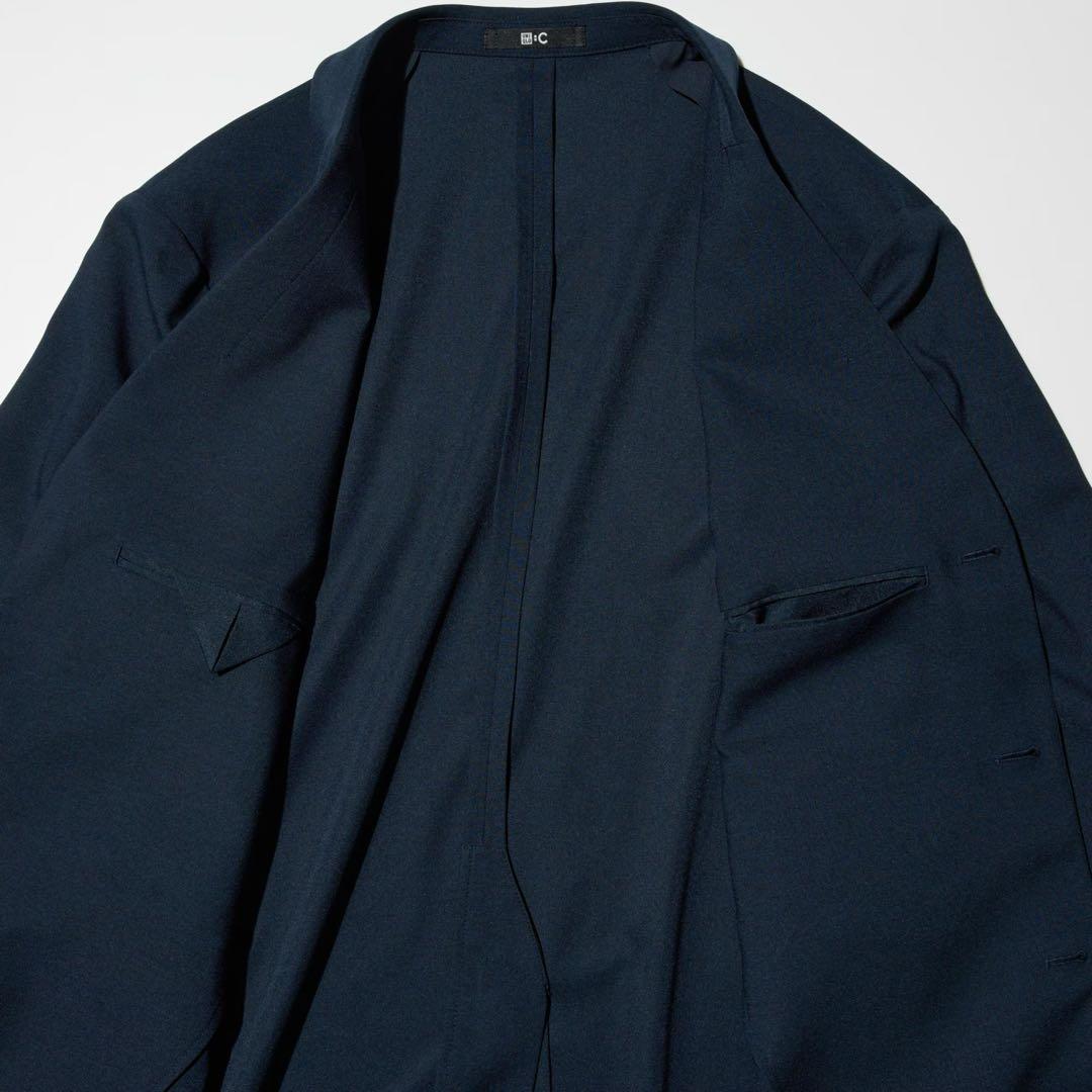 【色違いパンツ2本セット】UNIQLO C感動ジャケットセットアップ