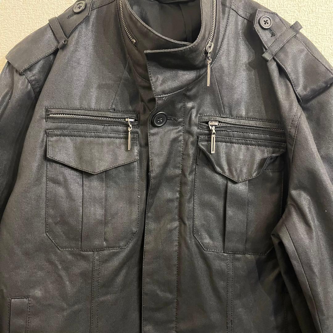ジャケット・アウター archive coating denim jacket mode dark