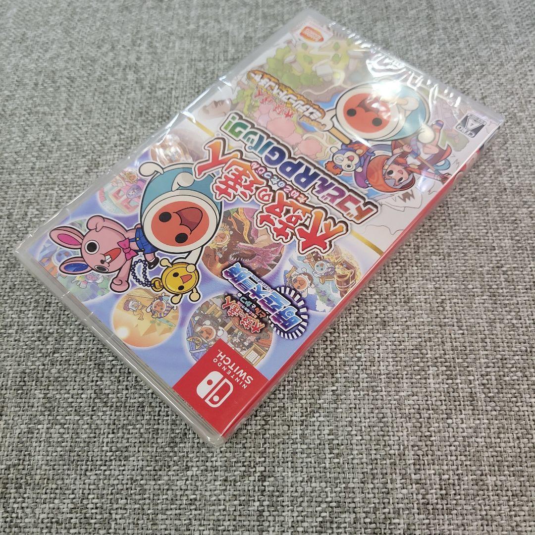 【新品未開封】スイッチ 太鼓の達人 ドンどこRPGパック！+フィットバチ