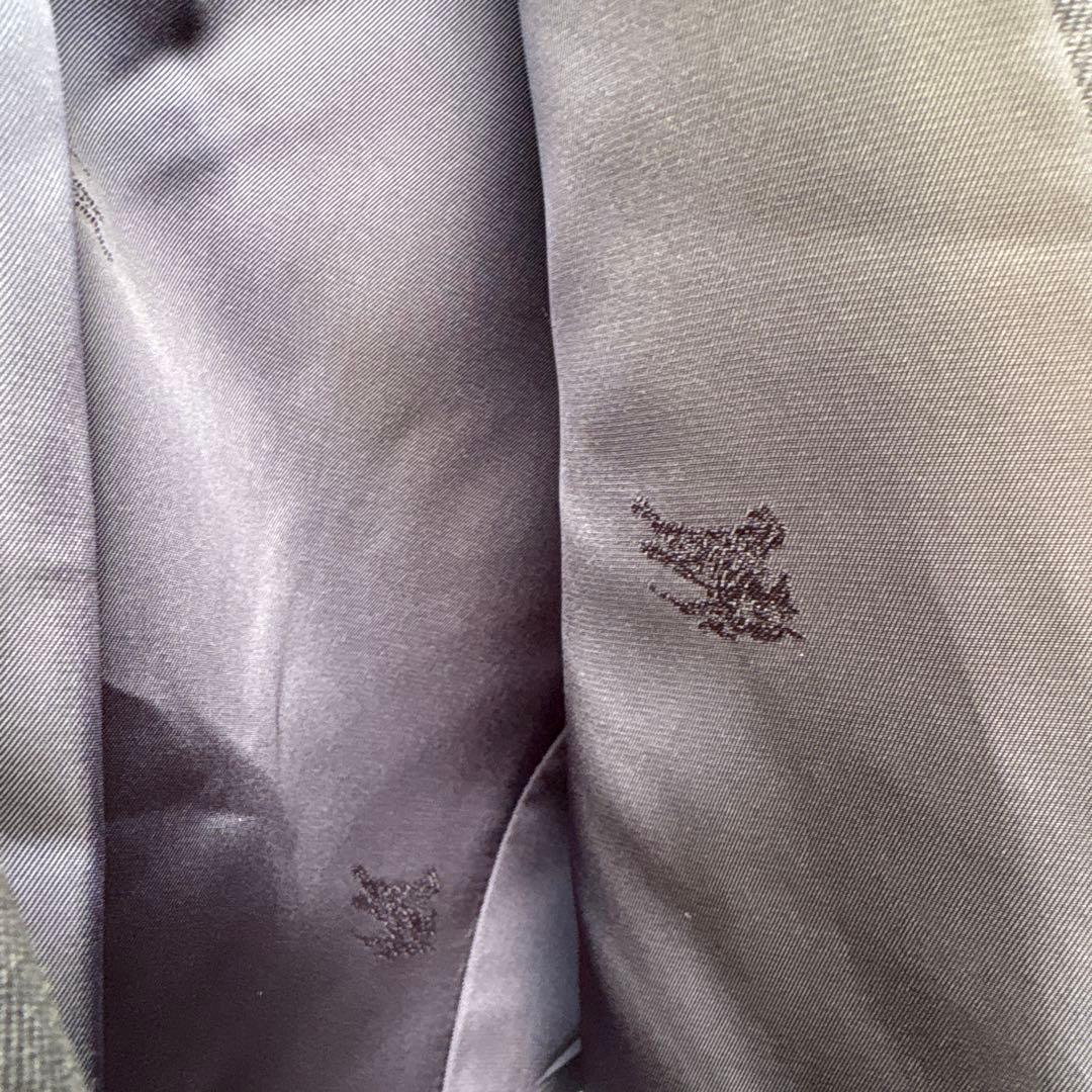 バーバリー　ブレザー　ダブル　濃紺　9AR Burberry カシミヤ混