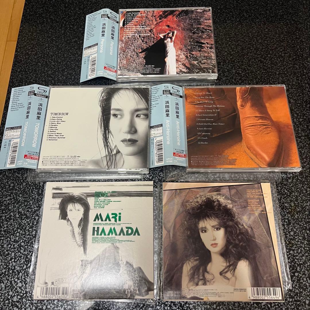 浜田麻里 紙ジャケCD,SHMCD 5枚セット 極美品