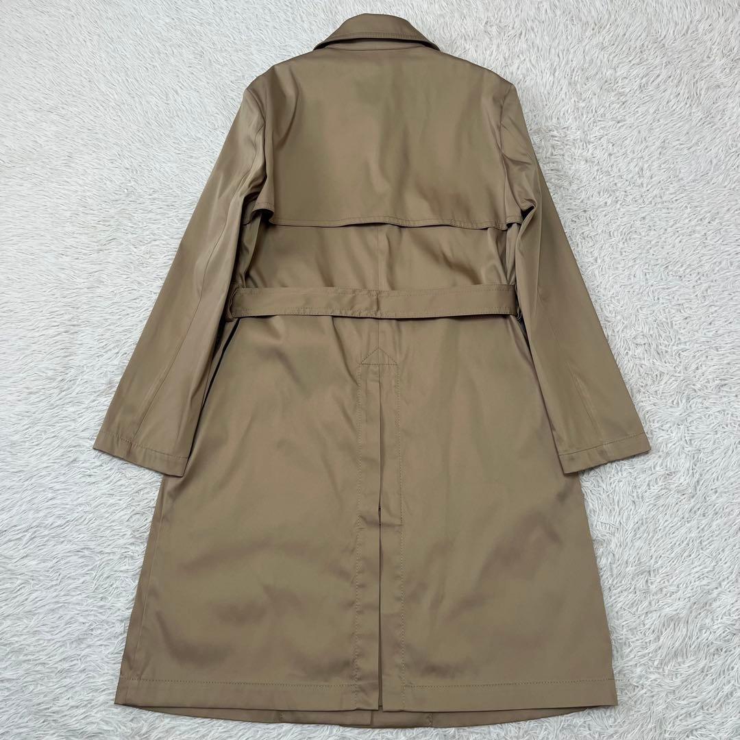 【美品】アイシービー ダウンライナー付きトレンチコート ベージュ×イエロー