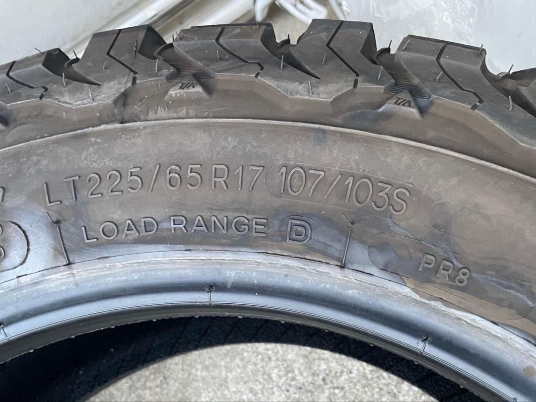 【4本】BF グッドリッチ 225/65R17 バリ溝