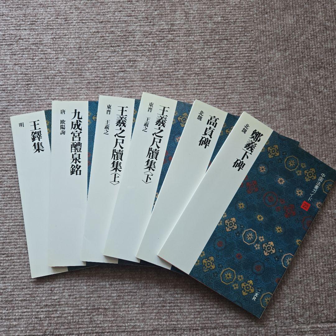 中国法書ガイド 6巻 二玄社 書道 王羲之 鄭羲下碑 九成宮 王鐸 高貞碑