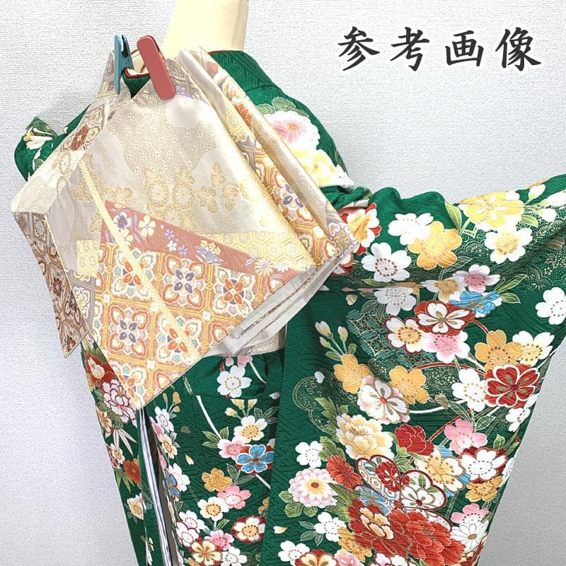 【破格セール！】505z2〇高身長な方にも 振袖 古典柄 嘘つき袖〇美品 成人式
