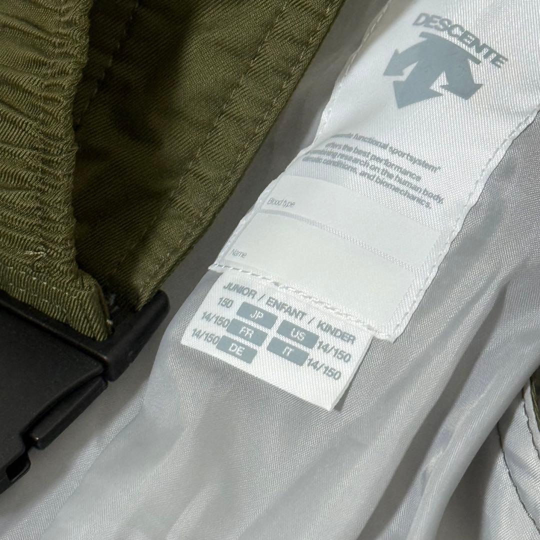 DESCENTE スキーウェア 上下セット サイズ150 洗える フード 人気