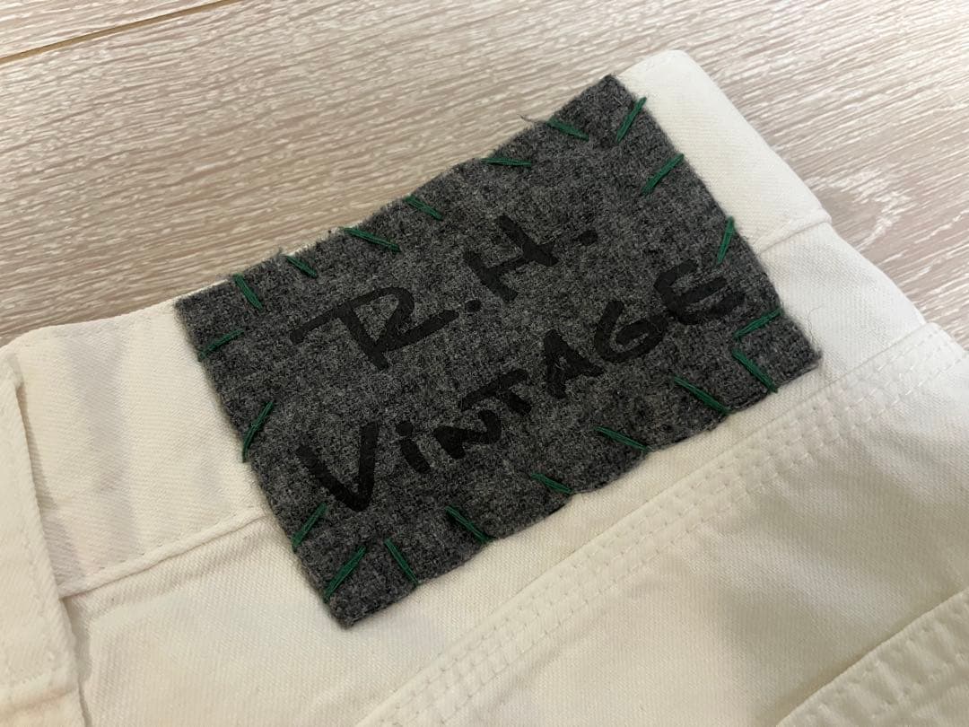 極美品！r.h.vintageロンハーマンヴィンテージ　ホワイトデニム