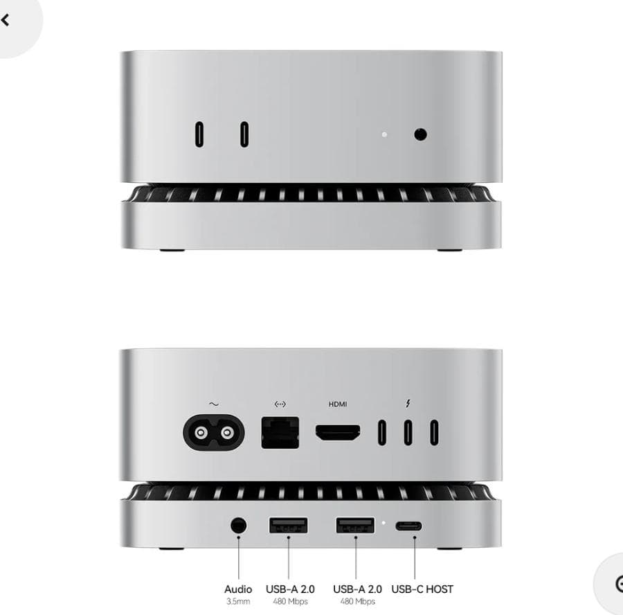 M4 MACmini用　RayCue USB-C Hub 多ポート